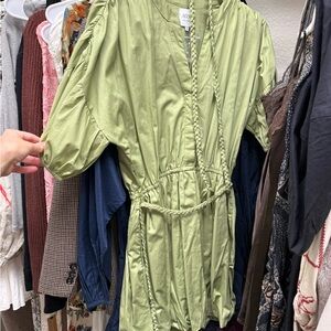 Misa Los Angeles Olive dress